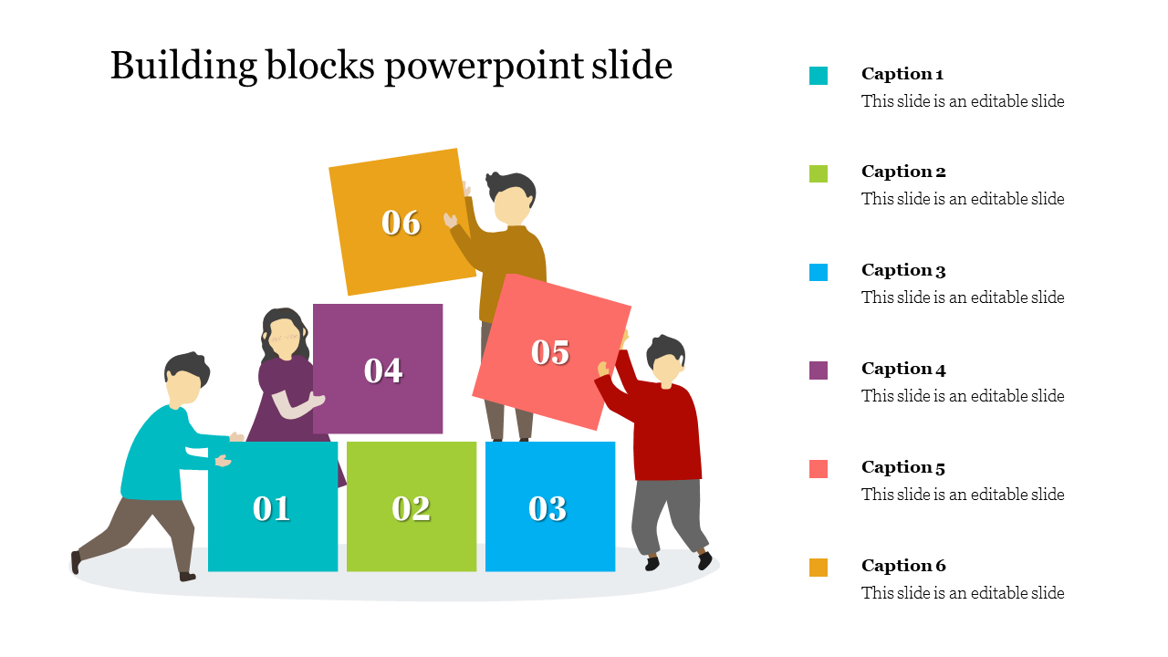 building blocks powerpoint slide